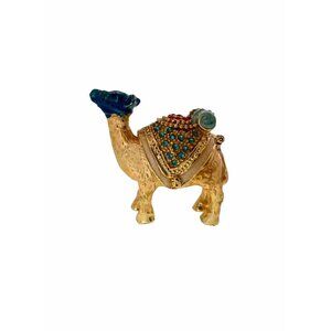 Camel Design Cute Trinket Box Colourful Rhinestone Adorable Gift